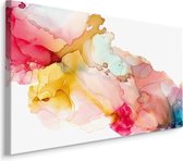 Schilderij - Kleurrijke abstractie, multikleur, premium print