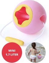 Mini Ballo Banana Pink Strand Emmer - Bad Strand Speelgoed Meisje -  Cadeau 1 jaar | 2 jaar | 3 jaar | 4 jaar | 5 jaar - Geel Roze - 1,70 liter