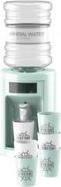 waterdispenser set Happy Gourmet junior groen 7-delig