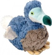 knuffel dodo junior 20 cm pluche blauw/grijs