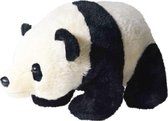 knuffel panda 38 cm junior pluche zwart/wit