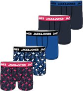 JACK&JONES ACCESSORIES JACWALTHER TRUNKS 5 PACK Heren Onderbroek - Maat XL