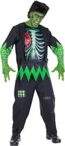 Widmann - Hulk Kostuum - Mislukt Lab Experiment - Man - groen,zwart - Small - Halloween - Verkleedkleding
