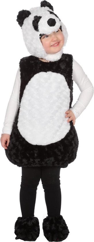 Wilbers & Wilbers - Panda Kostuum - Kleine Reuzenpanda Kind Kostuum - - Maat 86 - Carnavalskleding - Verkleedkleding