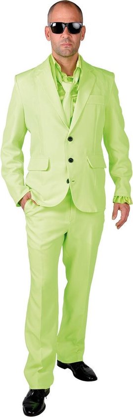 Costume Homme Vert Fluor - Taille au choix: Taille 46 | bol