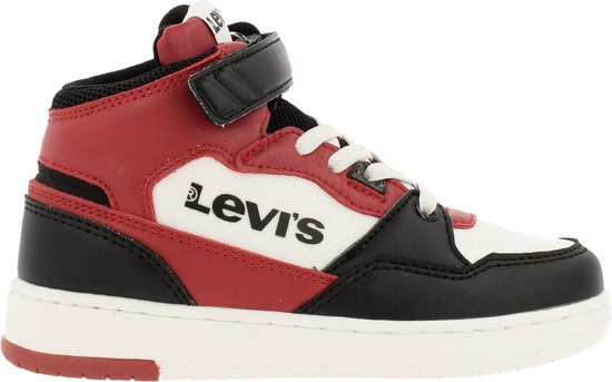 Levi's Block Mid jongens sneakers - Rood - Maat 28