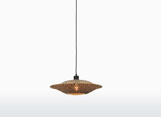 Good & Mojo Lampe suspendue Bali bamboo - Ampoule de produit: Non / Taille du produit: Petit (44 x 44 x 12 cm)