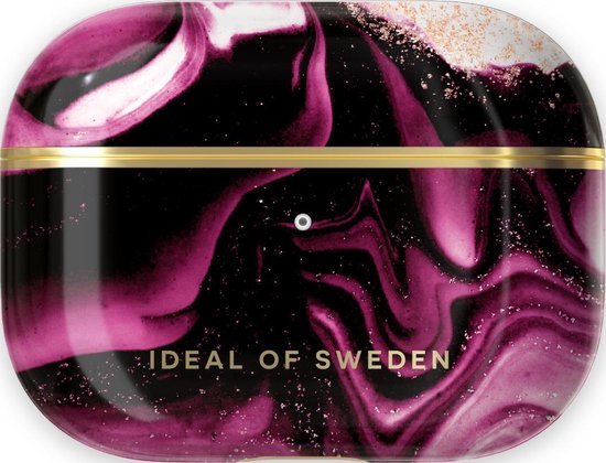 IDEAL OF SWEDEN Printed AirPod Case, AirPod Pro 1/2, Golden Twilight Marble