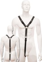 LEATHER BODY | Leather Body Harness Men Black