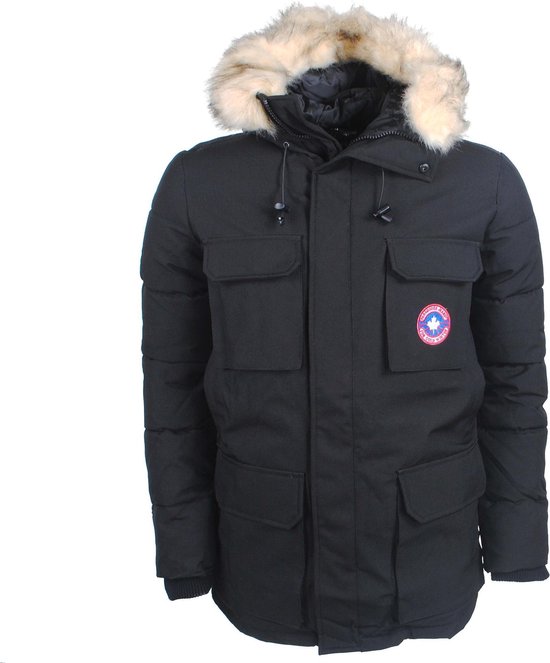 Paragoose - Manteau d'hiver pour hommes - Parka - Winnipeg - Zwart | bol.com