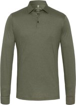 Desoto New Hai Polo LS Donkergroen - maat M