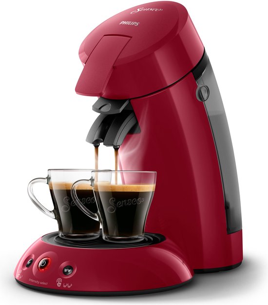 Philips Senseo Original Intensity Select HD6554/90 - Koffiepadapparaat - Diep rood