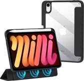 Apple iPad Mini 6 2021 hoes - Book Case Cover met Penhouder - Zwart