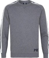 Profuomo Sweater Tape O-Hals Antraciet - maat XL
