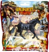 speelfiguur Wild West Power junior zwart 2-delig