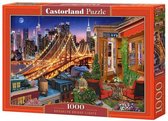 puzzel Brooklyn Bridge Lights karton 1000 stukjes