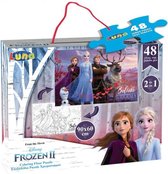 puzzel Frozen meisjes 90 cm karton 48 stukjes