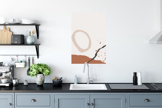 Poster Été - Zwart - Grijs - 40x60 cm