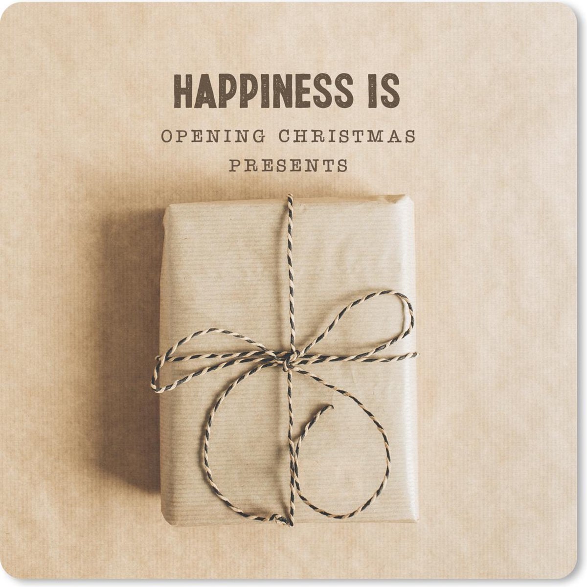 Muismat 20x20 cm - Mousepad Kerst - Cadeau - Quote - Muismatten - Kerst - Cadeau - Kerstcadeau voor mannen en voor vrouwen
