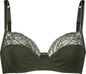 Hunkemöller Dames Lingerie Niet-voorgevormde beugel bh Sophie - Groen - maat E75