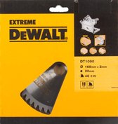 DeWALT Cirkelzaagblad voor Hout | Extreme | Ø 165mm Asgat 20mm 48T - DT1090-QZ