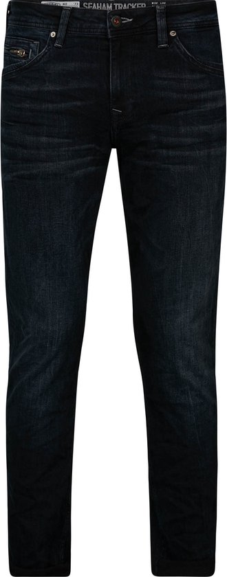 Petrol Industries - Heren Seaham Tracker Slim Straight Fit Jeans jeans - Blauw - Maat 30