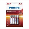 Philips AAA Power Alkaline Batterijen - 4 stuks
