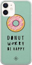 iPhone 12 hoesje siliconen - Donut worry | Apple iPhone 12 case |