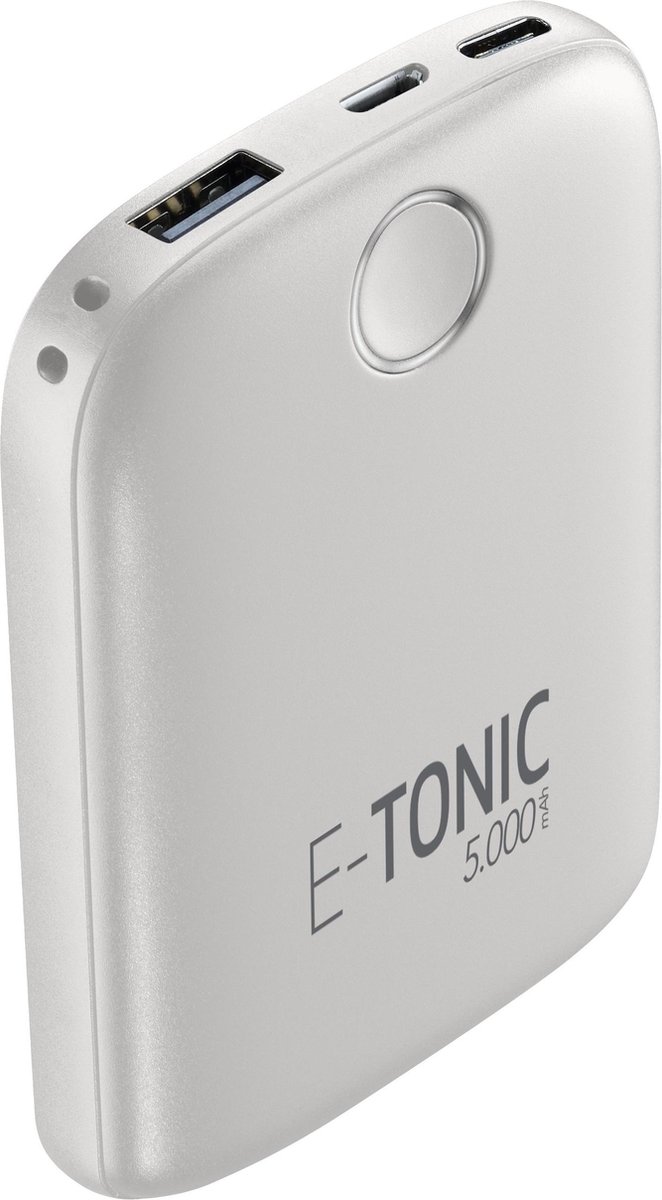 Cellularline E-Tonic powerbank 5000 mAh Wit