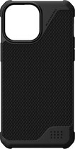 UAG - Metropolis backcover hoes - iPhone 13 Pro Max - Zwart + Lunso Tempered Glass