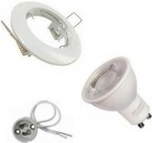 U10 WITTE LED inbouwspot kit met 8W lamp - Koel wit licht - Overig - wit - Unité - Wit Froid 6000K - 8000K - SILUMEN