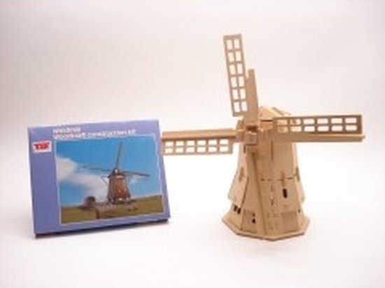 Kit de construction en bois moulin à vent hollandais | bol
