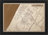 Decoratief Beeld - Houten Van Noordwijk - Hout - Bekroned - Bruin - 21 X 30 Cm
