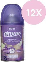 Airpure Lavendel Luchtverfrisser Navulling (Voordeelverpakking) - 12 x 250 ml