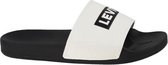 Levi's June Babytab Slides Black White