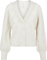 Object Vest Objdanny L/s Knit Cardigan 118 23037279 Cloud Dancer Dames Maat - M