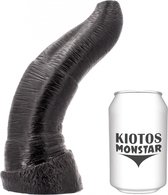 Kiotos Monstar - Aliena Worm - Dildo - 25 x 6,5 cm - Zwart