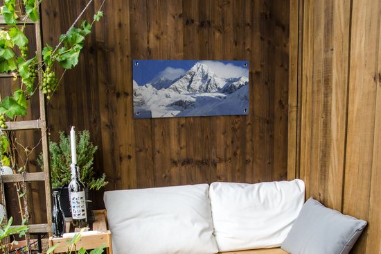 Poster de jardin La montagne autrichienne dans le parc national du Hohe Tauern - 80x40 cm - Décoration murale Outdoor - Poster de jardin - Toile de jardin - Poster de clôture - Tableau de jardin