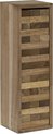 Afbeelding van het spelletje Relaxdays vallende toren 54 delig - houten toren spel - stapeltoren blokken - wiebeltoren