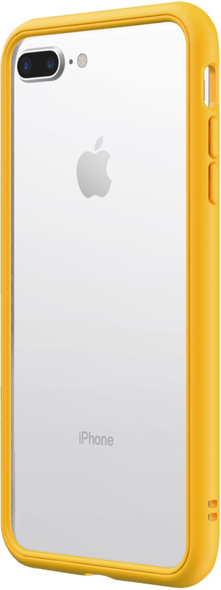 Apple iPhone 7 Plus Hoesje - Rhinoshield - CrashGuard NX Serie - Hard Kunststof Bumper - Geel - Hoesje Geschikt Voor Apple iPhone 7 Plus