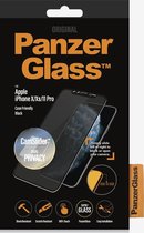 PanzerGlass CamSlider Gehard Glas Privacy Screenprotector Geschikt voor Apple iPhone Xs - Zwart