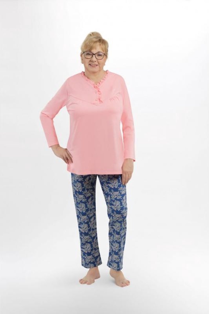 Martel- Waleria- pyjama femme- rose / bleu marine- 100% coton- NOUVEAU !!!  XL | bol.com