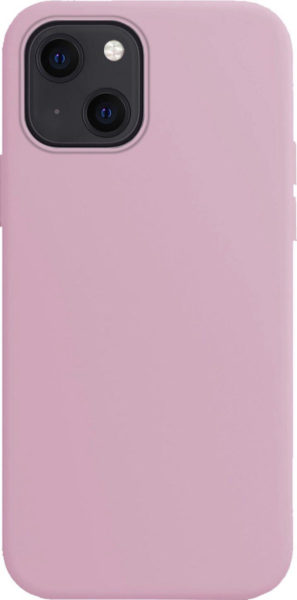 Hoes - Geschikt voor Apple iPhone 13 - Sterk & Shockproof - Hoesje Cover - Siliconen Case - Lila
