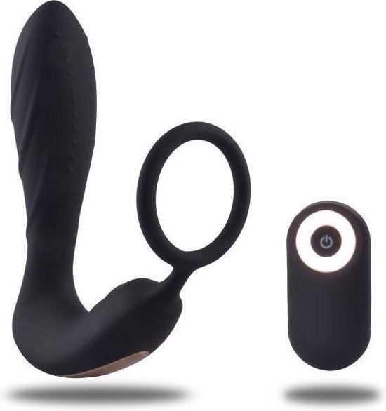 Stimulateur De Prostate Vibrant Avec Anneau Pénien - 7 Modes - LOVE AND VIBES - Neuf