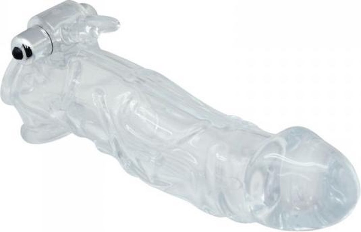 Penissleeve met Vibratie - Transparant