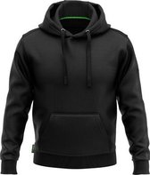 Masita | Hoodie Trui Heren - Fleece Binnenkant - Sporttrui - Handige steekzakken - BLACK - M