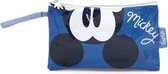 toilettas Mickey Mouse junior 24 x 14 cm blauw