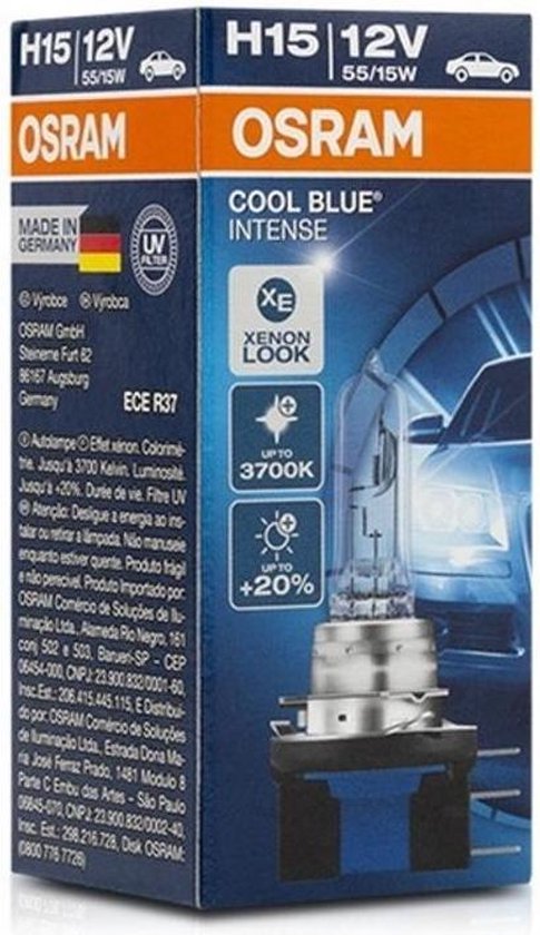 Osram Cool Blue Intense H15 64176CBI - Per stuk verkocht | bol.com