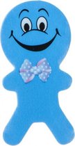 gum poppetjes junior 6 cm rubber blauw 2 stuks