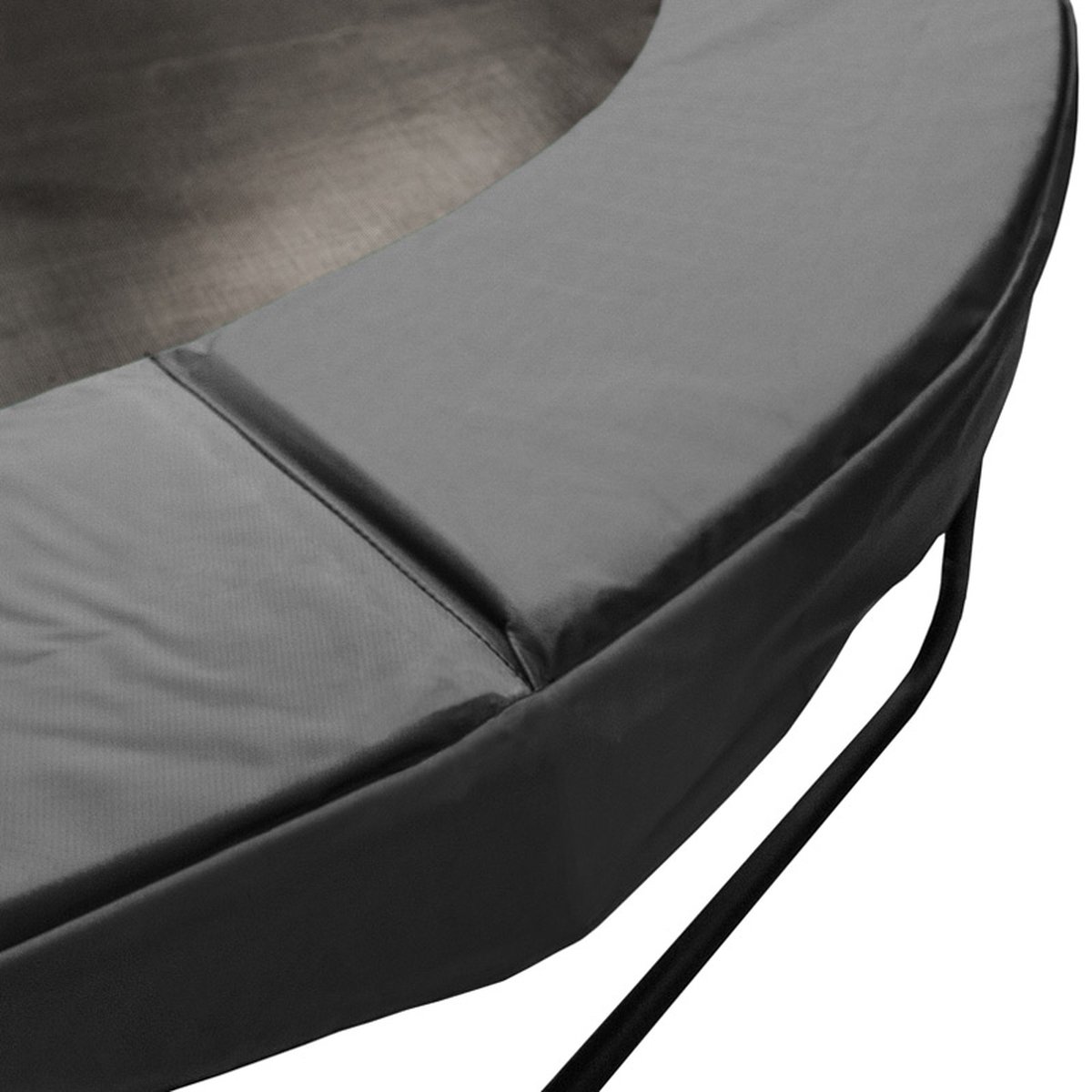Magic Jump Trampoline Beschermrand 240 - 245 cm Grijs - Ronde trampoline rand - Extra breed randkussen